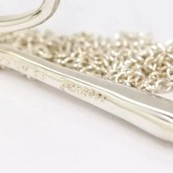 Tiffany & Co. XL Letter K Necklace 30" Silver 925 Peretti Auth w/Bag #22400 - Picture 7 of 9